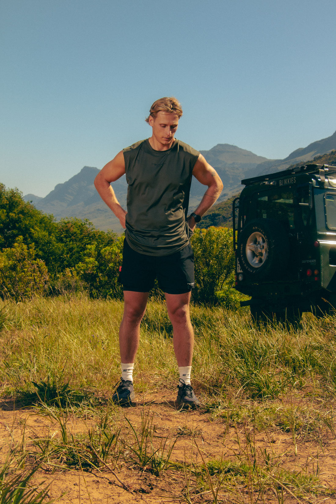 Muscle Tank - Forest Green