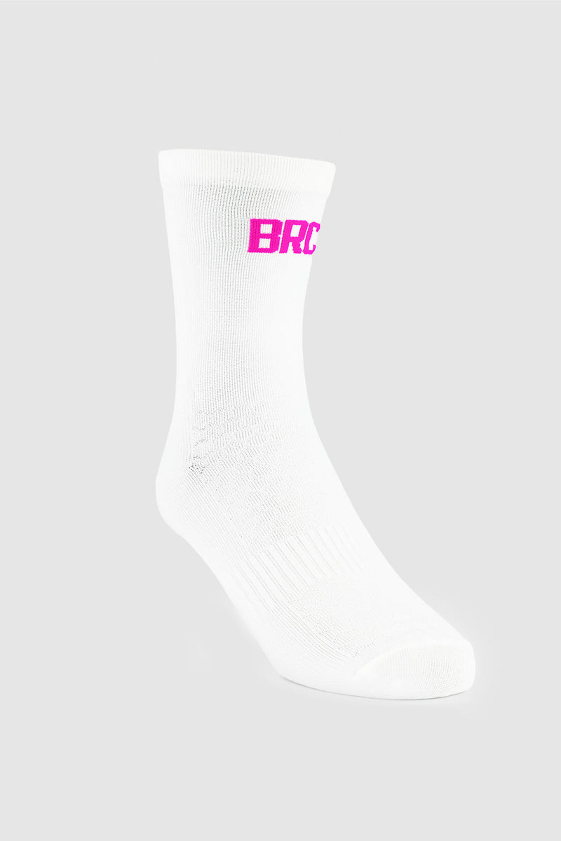 BRC Pro Sock - White & Pink