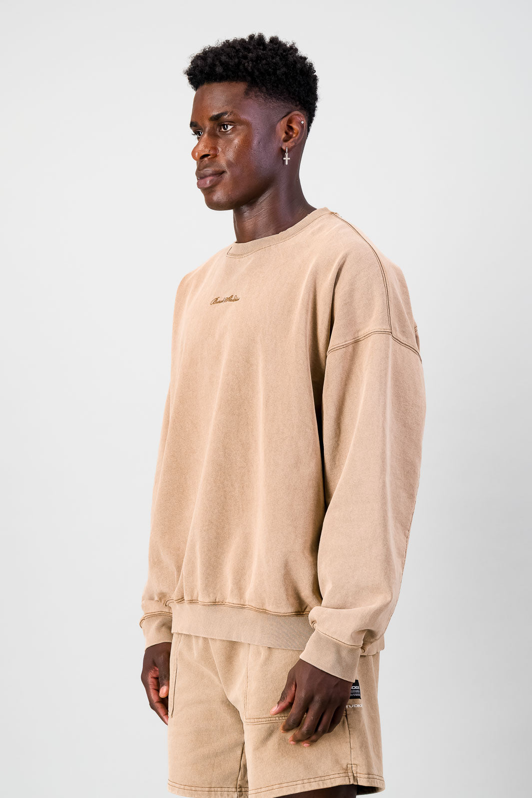 Ultra Heavy Crew Top - Brown