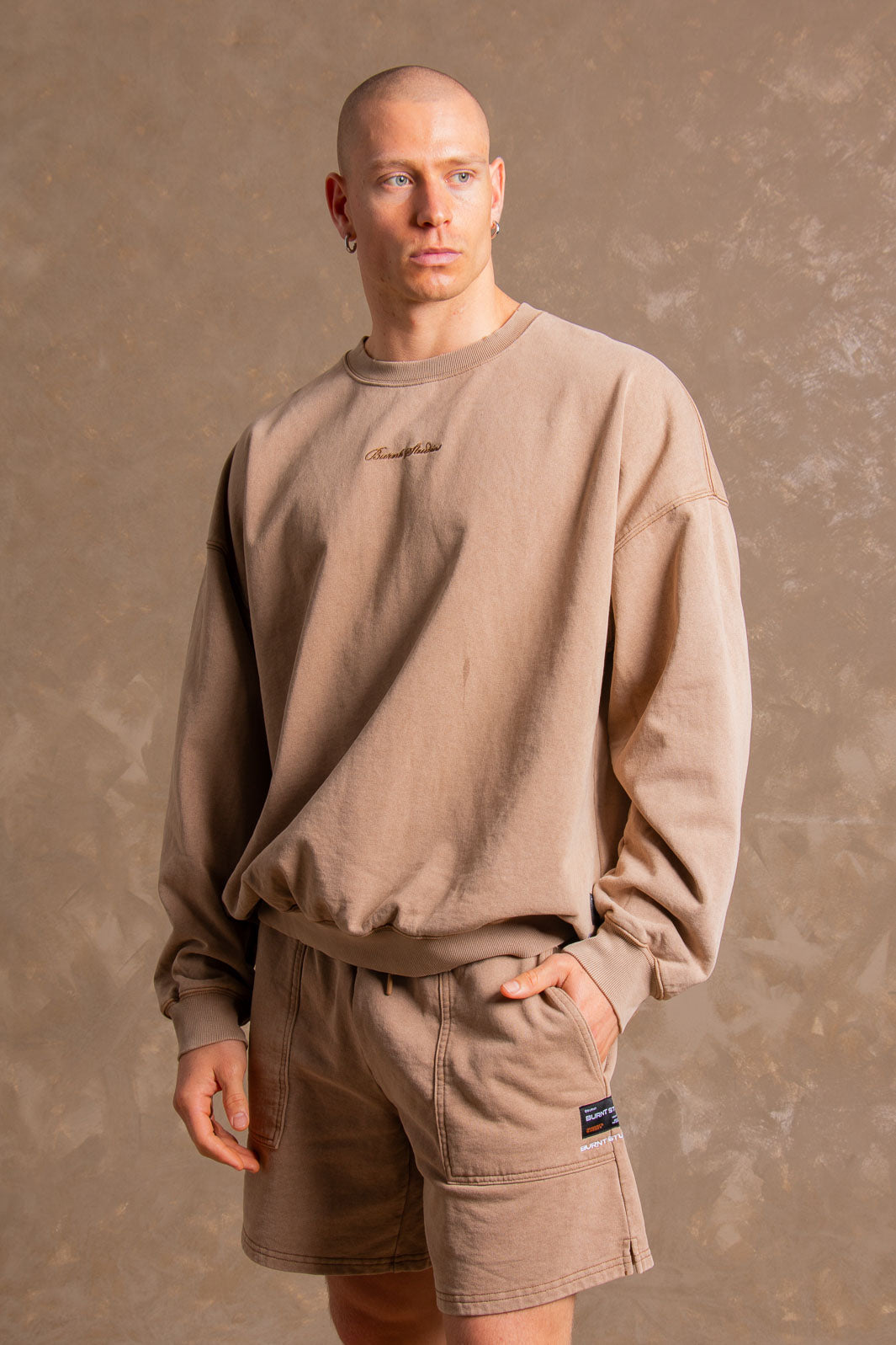 Ultra Heavy Crew Top - Brown