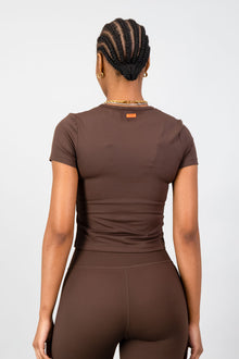 Olivia Fitted Tee - Hazel