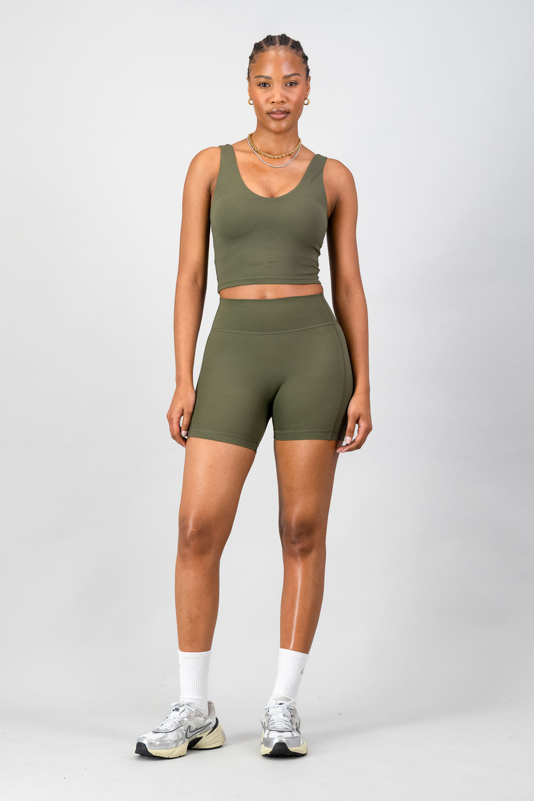 Aria Supportive Tank - Olive