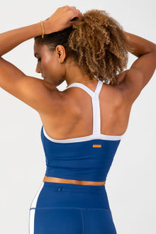 Burnt x You Supportive Tank - Navy