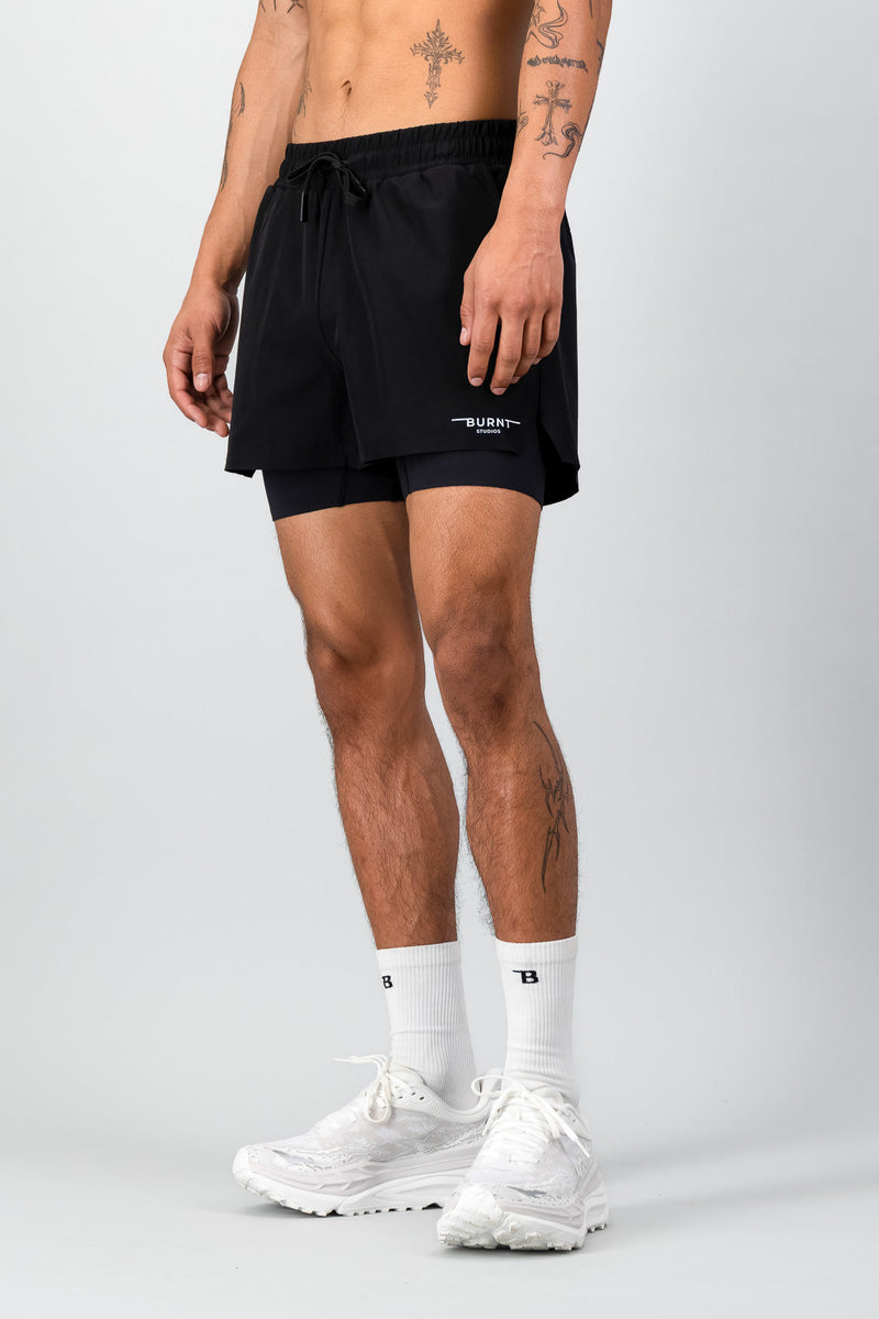 Fundamental Move 2-in-1 Short - Black