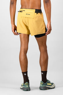 Venture Men's 2-in-1 Run Short - Amber