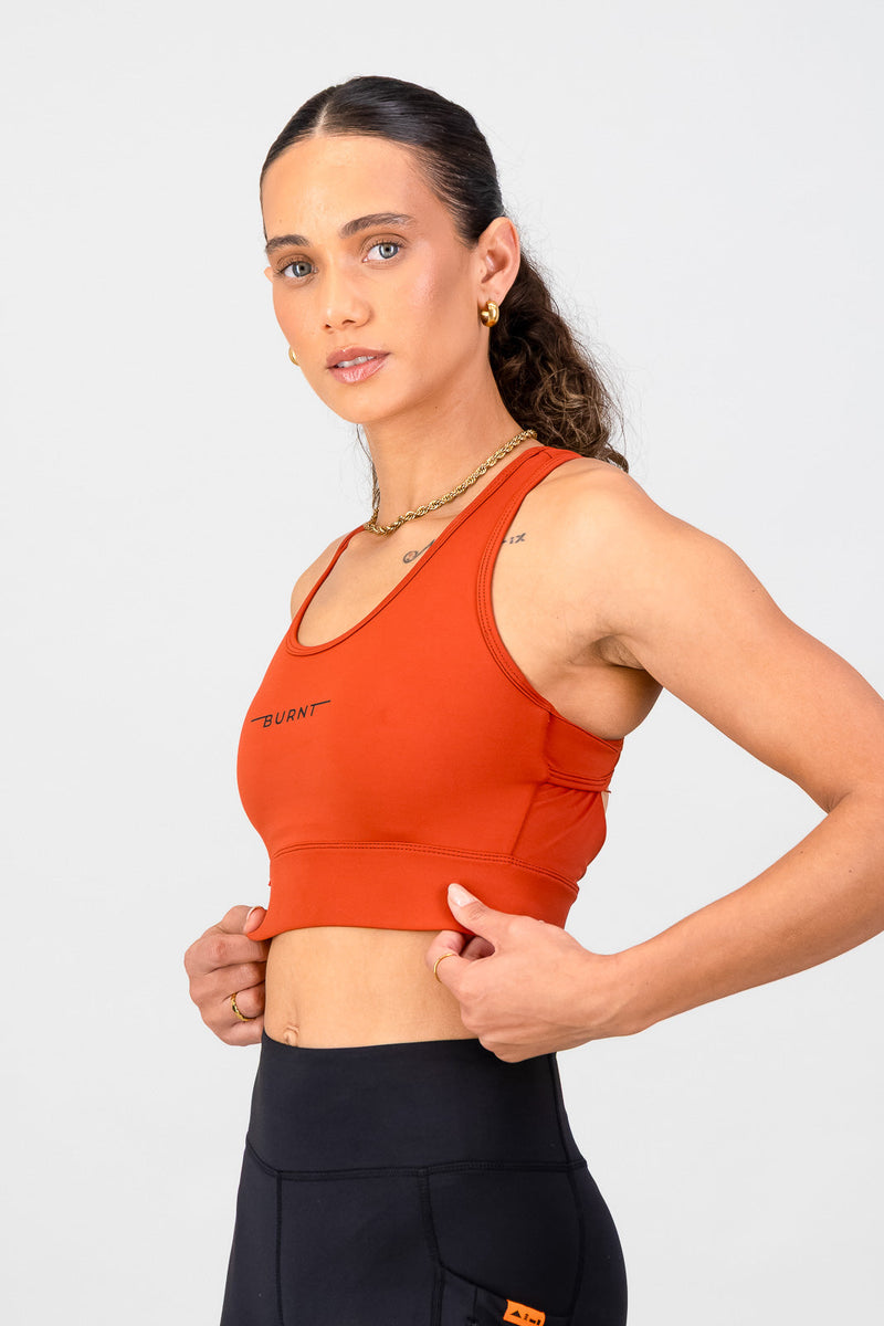 Momentum Sports Bra - Terracotta