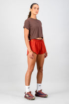 Women's Peak Active Tee - Clay