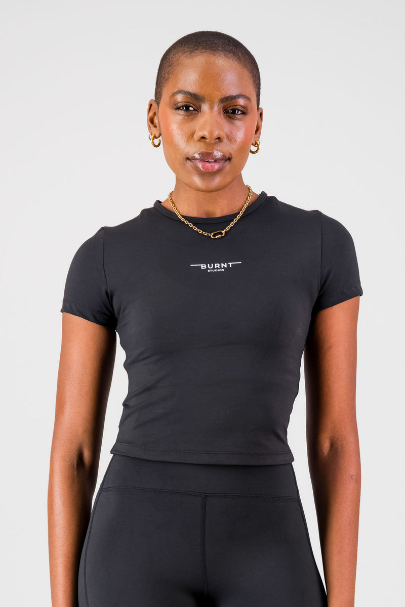 Essential Olivia Fitted Tee - Black