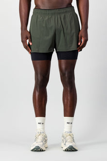 Energy 2-in- 1 Short - Forest Green