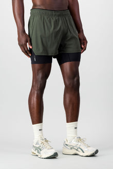 Energy 2-in- 1 Short - Forest Green