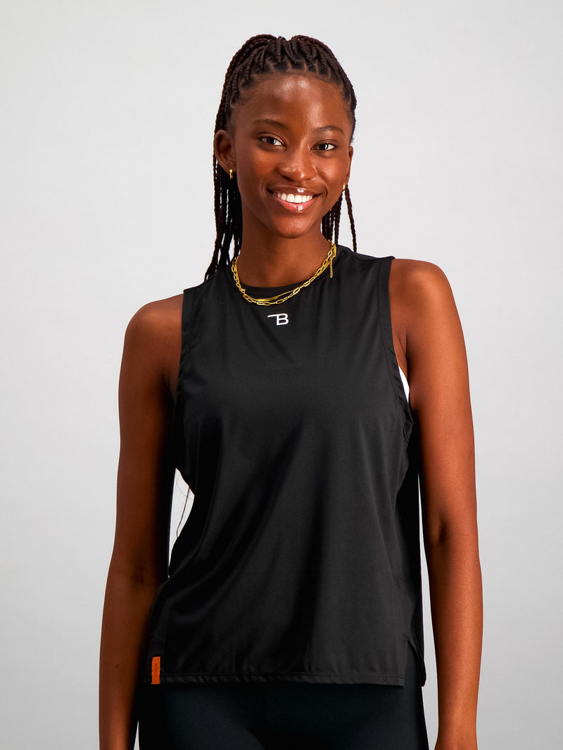 Essential Madison Tank - Black