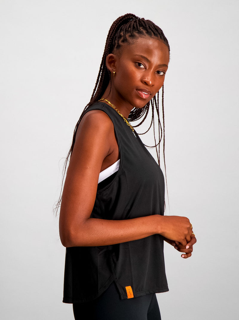 Essential Madison Tank - Black